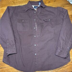 Puritan Men's Dark Brown Casual Shirt